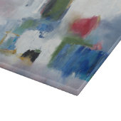 Glasschneidenbrett 11"" ursprüngliche Kunst x8 Schneidebrett (Ecke)