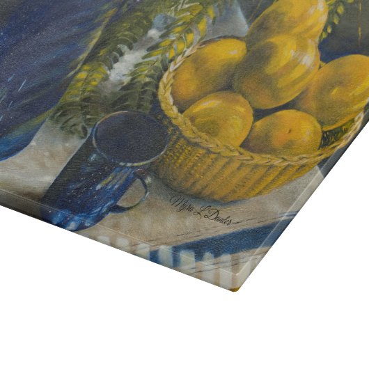 Glasschneidenbrett Schneidebrett (Ecke)