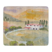 Glasschneidenbrett - Toskana, Italien Schneidebrett (Vorderseite)