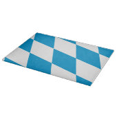 Glasschneider mit der Flagge Bayerns Schneidebrett (Ecke)