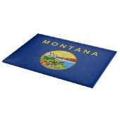 Glasschneider mit Flag Montana USA Schneidebrett (Ecke)