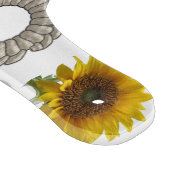 Glasschneider-Tafel Blumensonnenblume Schneidebrett (Ecke)