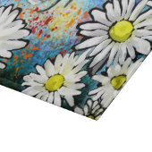 Glasschneider - Whimsical Bee & Daisise Schneidebrett (Ecke)