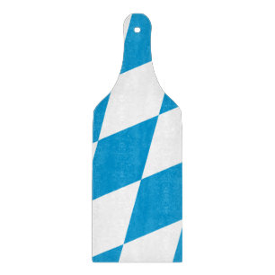 Glasschneidpaddelflagge in Bayern Schneidebrett