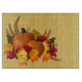 Glasschneidplatte für den Herbst Schneidebrett (Vorderseite)