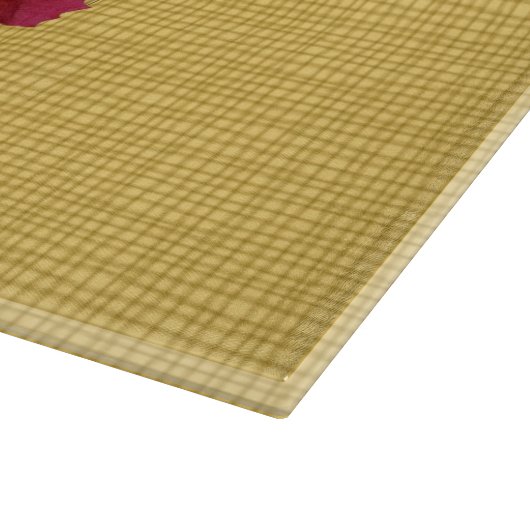 Glasschneidplatte für den Herbst Schneidebrett (Ecke)