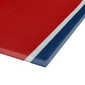 Glasschneidplatte mit Flag Tennessee, USA Schneidebrett (Ecke)