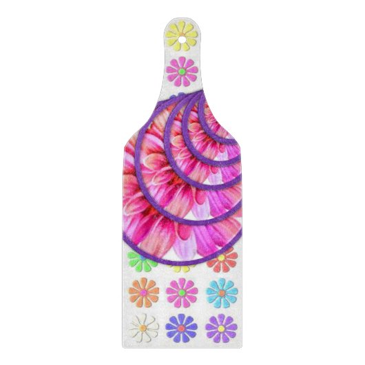 Glasschneidplatte Schneidebrett (Vorderseite)