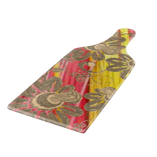 Glasschneidplatte Schneidebrett (Ecke)