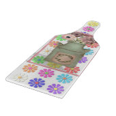 Glasschneidplatte Schneidebrett (Ecke)