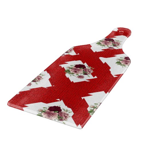 Glasschneidplatte Schneidebrett (Ecke)