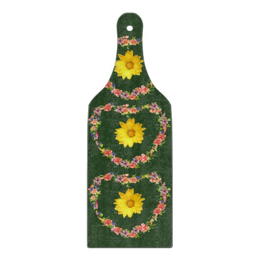 Glasschneidplatte Schneidebrett (Vorderseite)