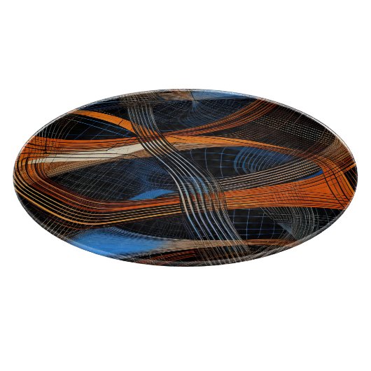 Glasschneidplatte Schneidebrett (Ecke)