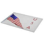 Glasschneidplatte Schneidebrett (Ecke)