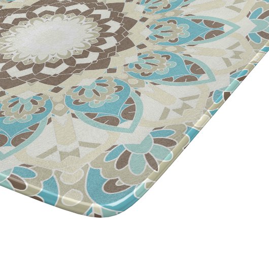 Glasschneidplatte Schneidebrett (Ecke)