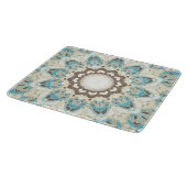 Glasschneidplatte Schneidebrett (Ecke)