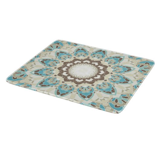 Glasschneidplatte Schneidebrett (Ecke)