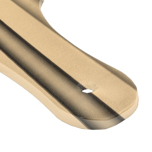 Glasschnitt Streifen Schneidebrett (Ecke)