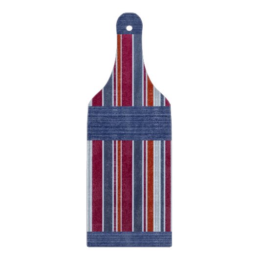 Glasschnitt Streifen Schneidebrett (Vorderseite)