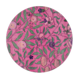 GLASSCHNITTSTELLE : WILLIAM MORRIS : POMEGRANAT SCHNEIDEBRETT