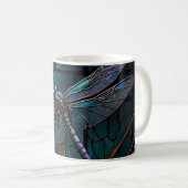 Glassdrachenduschvorhang Kaffeetasse (VorderseiteRechts)