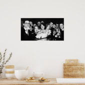 GLASSEN HOCH BEI SPEAKEASY c. 1929 Poster (Küche)