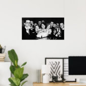 GLASSEN HOCH BEI SPEAKEASY c. 1929 Poster (Heimbüro)