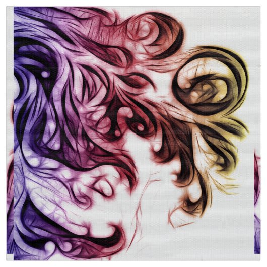 Glassende, farbige Umfärbung der Blume Stoff (Muster)