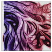 Glassende, farbige Umfärbung der Blume Stoff (Nahaufnahme)