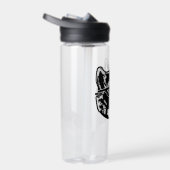 Glasses Cat Meme Trinkflasche (Rechts)