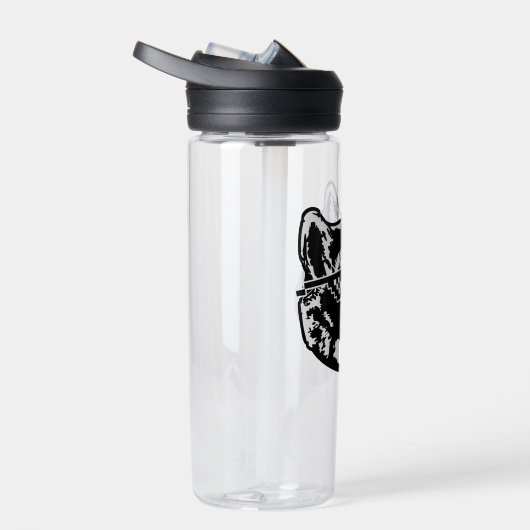 Glasses Cat Meme Trinkflasche (Rechts)