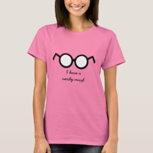 Glasses Girl Nerdy Mind Funny Shirt