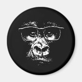 Glasses Gorilla Magnet (Vorne)