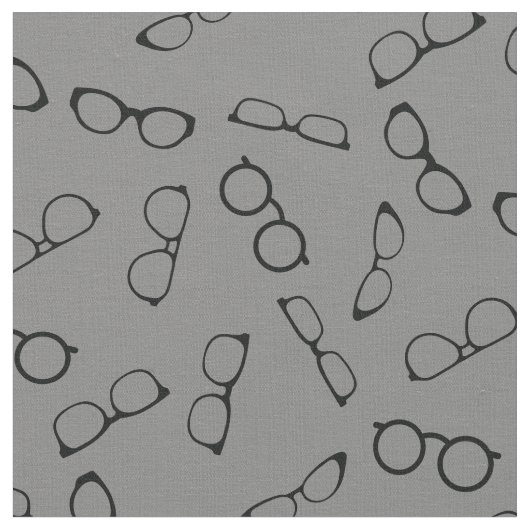 Glasses Niedlich Optometriker Grau Stoff (Nahaufnahme)
