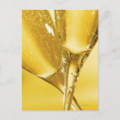 Glasses Of Champagne Postkarte (Vorderseite)