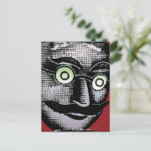 Glasses Postcard Postkarte (Stehend Vorderseite)