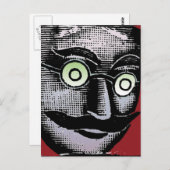 Glasses Postcard Postkarte (Vorne/Hinten)