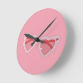 Glasses Runde Wanduhr (Winkel)