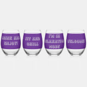 GLASSES WITH WORDS WEINGLAS OHNE STIEL (Vorderseite)