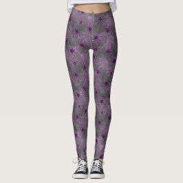 Glassierende Spinnen lila - mystische Arachnid Leggings
