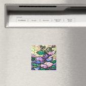 Glasslilie aus Hartglas Magnet (In Situ (Geschirrspüler))