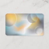 Glassmorphismus Planets Bold Business Card Visitenkarte (Rückseite)