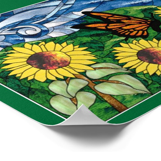 Glassonnengebläse Poster (Ecke)