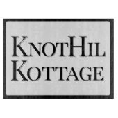 Glasspanplatte Joan Knothil Hütte Schneidebrett (Vorderseite)