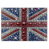 Glasspanplatte mit Britischen Farben Schneidebrett (Vorderseite)