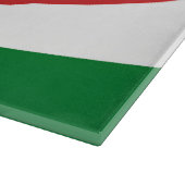 Glasspanplatte mit den Farben der Seychellen Schneidebrett (Ecke)