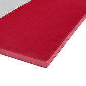 Glasspanplatte mit der Flagge von Iowa, USA Schneidebrett (Ecke)