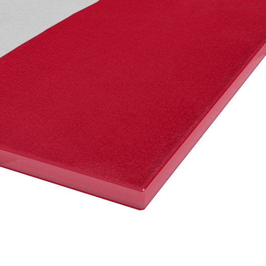 Glasspanplatte mit der Flagge von Iowa, USA Schneidebrett (Ecke)