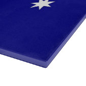 Glasspanplatte mit Flagge Australiens Schneidebrett (Ecke)