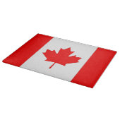 Glasspanplatte mit Flagge Kanadas Schneidebrett (Ecke)